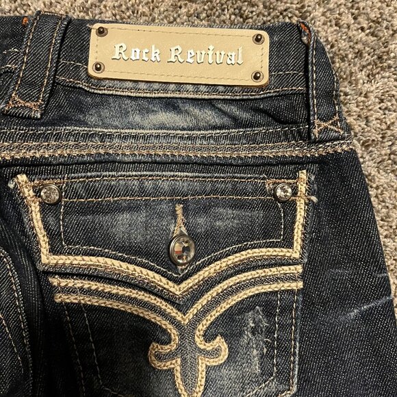 Rock Revival Women's Jeans, Women's size 26, Ashley Boot cut, Denim - Picture 6 of 16